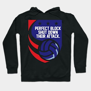 Perfect block shut down their attack Hoodie